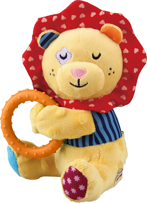EYS GiGwi Plush Friendz Rabbit Squeaky & Crinkle Dog Toy