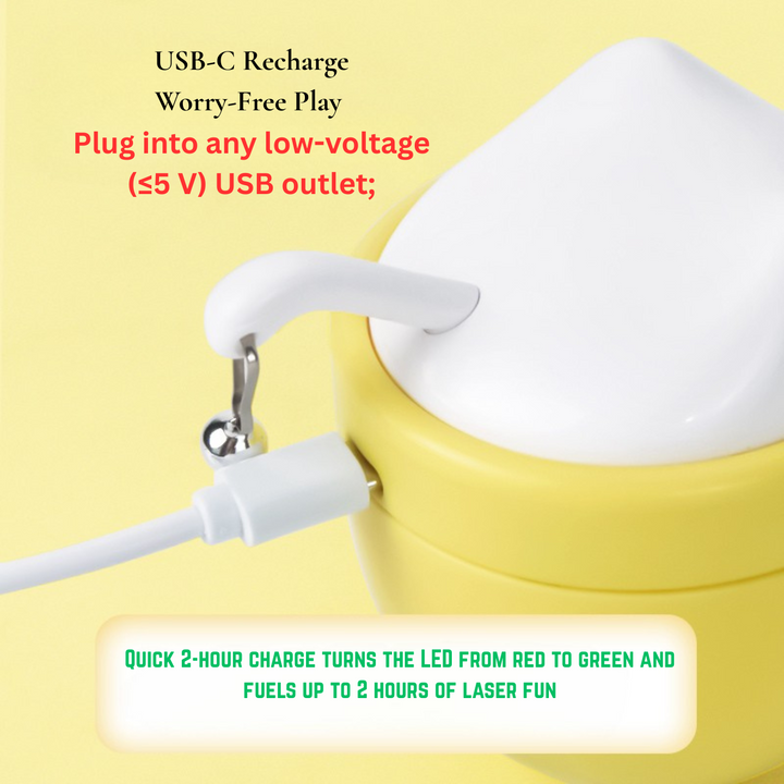 Automatic Dual-Beam Laser Cat Toy — Quiet 35–38 dB, Wobble Base, 3 Modes for Indoor Cats & Kittens