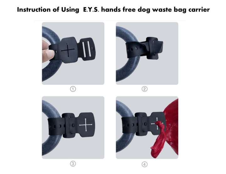 EYS Durable Dog Poop Bag Holder for Easy Walks