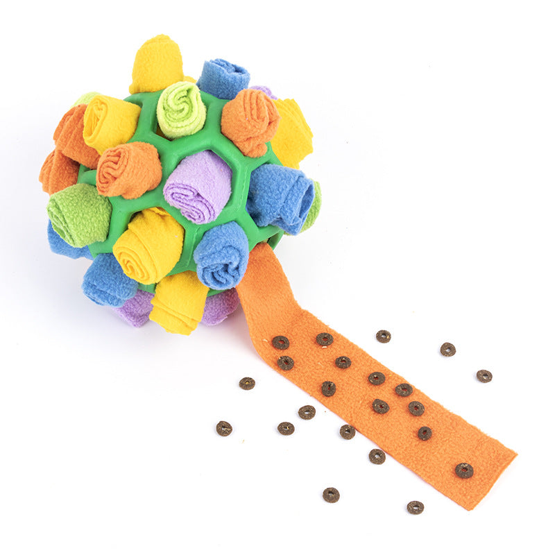 EYS Interactive Snuffle Ball Dog Puzzle Toy Hide &Seek Treats