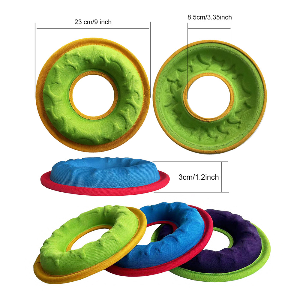 EYS Dog Floating Water Resistance Disc Toys and Feeding Bowl