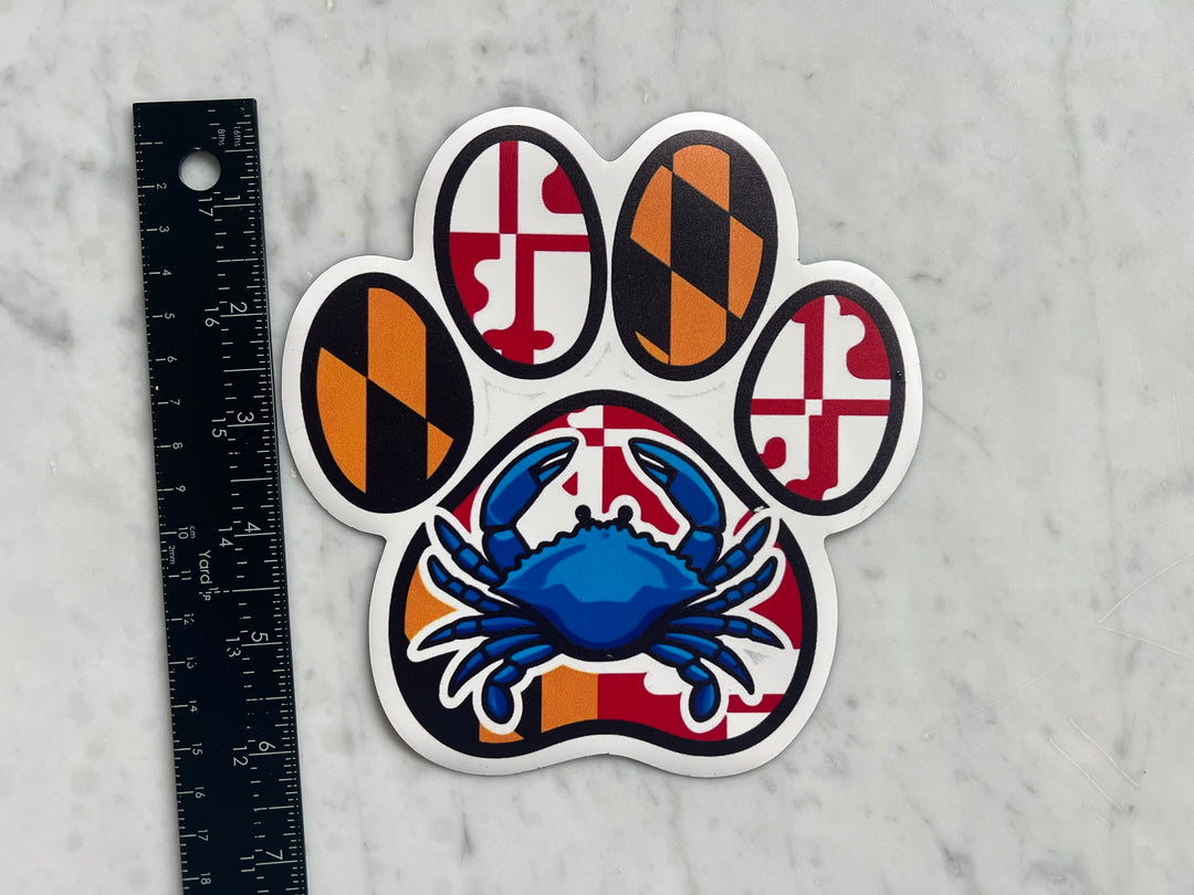 Maryland Paw -Paw Bumper Magnetic Stickers ( Set of 2 )