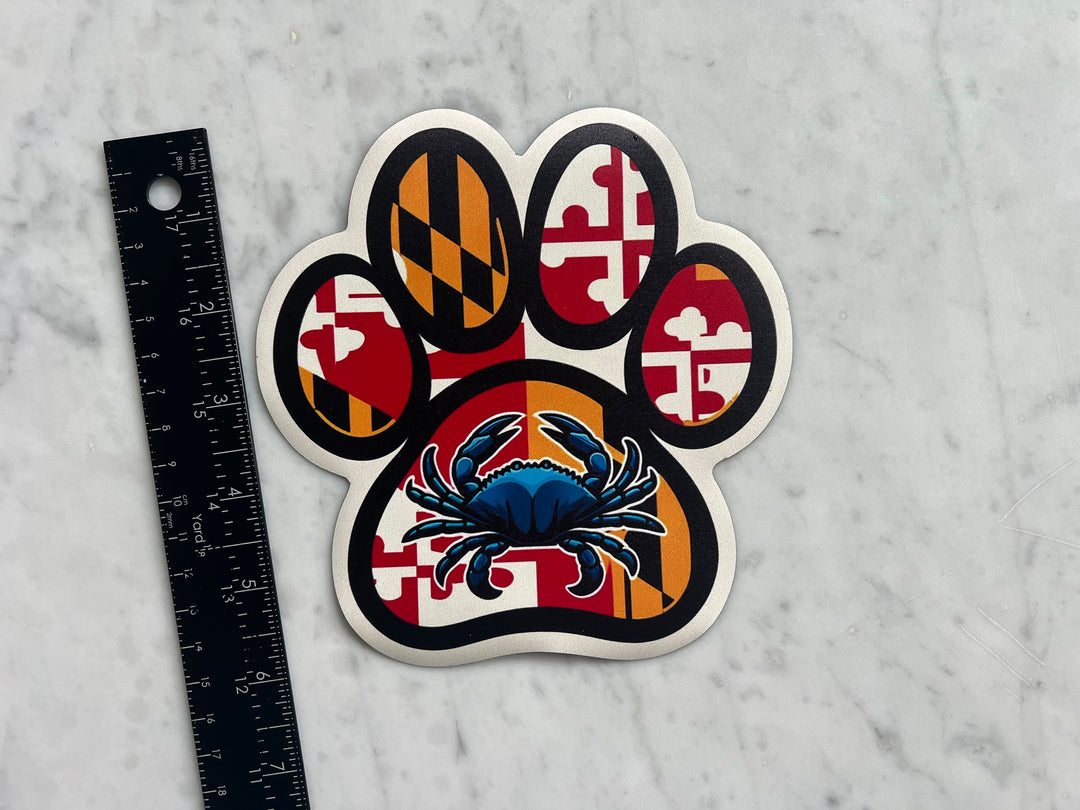 Maryland Paw -Paw Bumper Magnetic Stickers ( Set of 2 )