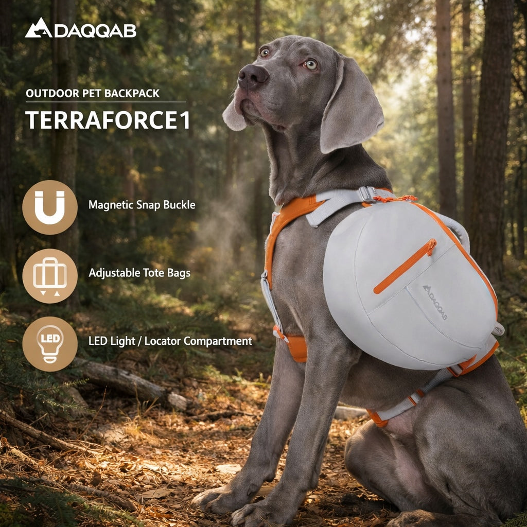 DAQQAB TerraForce 1: Tactical K9 Expedition Pack Category: Outdoor Dog Gear / Hunting & Hiking Accessories
