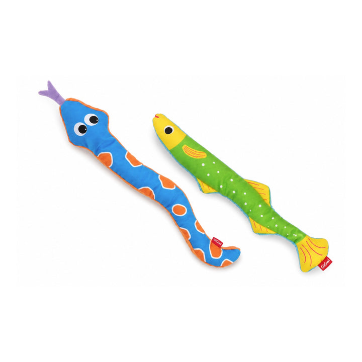 EYS GiGwi Catch & Scratch Kicker Cat Toy with Catnip & Crinkle Paper