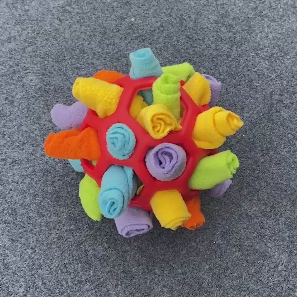 EYS Interactive Snuffle Ball Dog Puzzle Toy Hide &Seek Treats